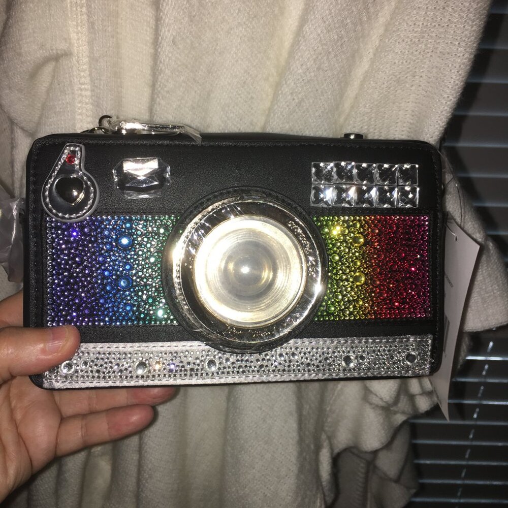 Betsey Johnson Camera Purse Crossbody -  Truly Gorgeous  Bet1